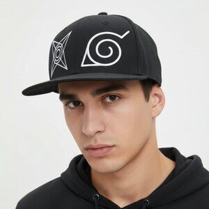Naruto Shippuden Black Snapback Hat – Anime Streetwear